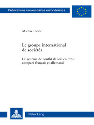 cover image of Le groupe international de sociétés